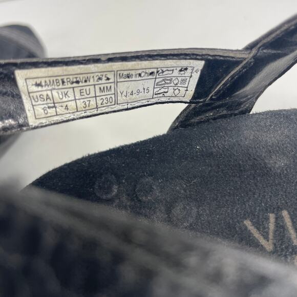 Vionic Sandals Flat Strappy Sz 6 Womens Open Toe Flat Comfort Black - Picture 4 of 14